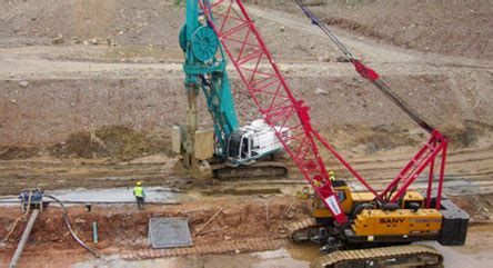 Soil Retaining Diaphragm wall construction work company in Delhi, Noida ...