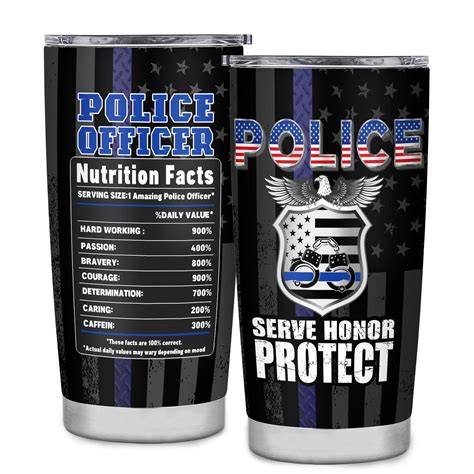 Amazon.com | Police Officer Gifts Tumbler,Police Gifts for Men Him,Best ...