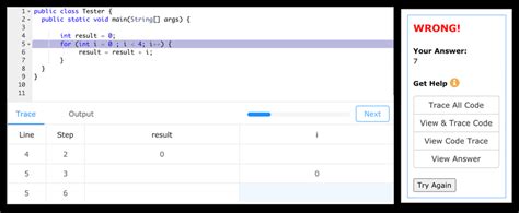 Image result for Example of Trace Table