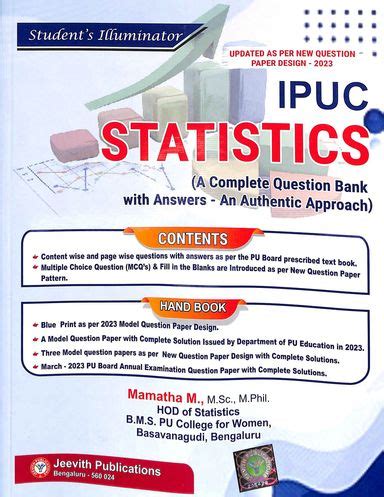 Statistics 1 PUC Question Bank - Complete Answers Guide – Beetle Book Shop