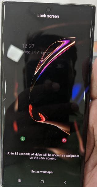 Image result for Galaxy Note 10 Plus Lock Screen