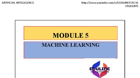 M5 - Machine Learning Overview and Key Concepts - Studocu