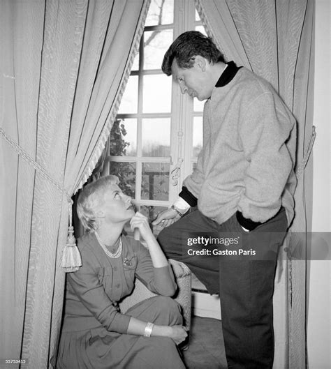 Michele Morgan and Henri Vidal , French actors. Paris. News Photo ...