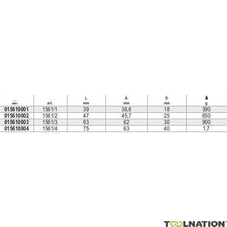 Beta 015610002 1561/2-Retainer For Track Rod Ball 47 mm