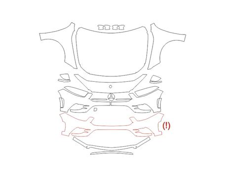Purchase the patterns for body and interior protection of Mercedes