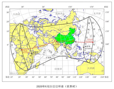 2020年6月21日日环食可见区有哪些 - 上海本地宝