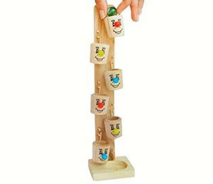 Naayaab Craft Smiley Face Wooden Slider Marble Tree Game Price in India ...