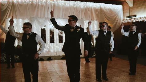 Image result for Groomsmen Dancing for Bride