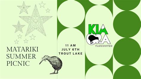 Matariki Summer Picnic, Trout Lake, Vancouver, 6 July 2024 | AllEvents.in