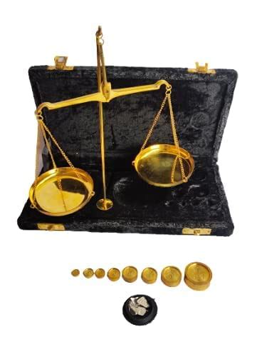 Antique Weight Balancing Scale Taraju Brass Weight Scale Brass Tarazu ...