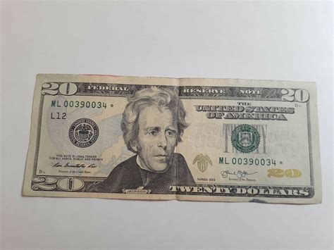 Billete De 20 Dólares Con Estrella De Colección | eBay