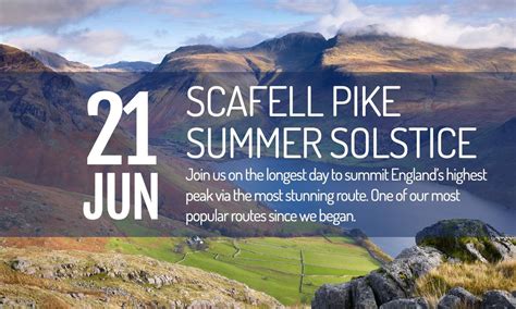 SCAFELL PIKE - Summer Solstice, The Old Dungeon Ghyll Hotel, Keswick ...