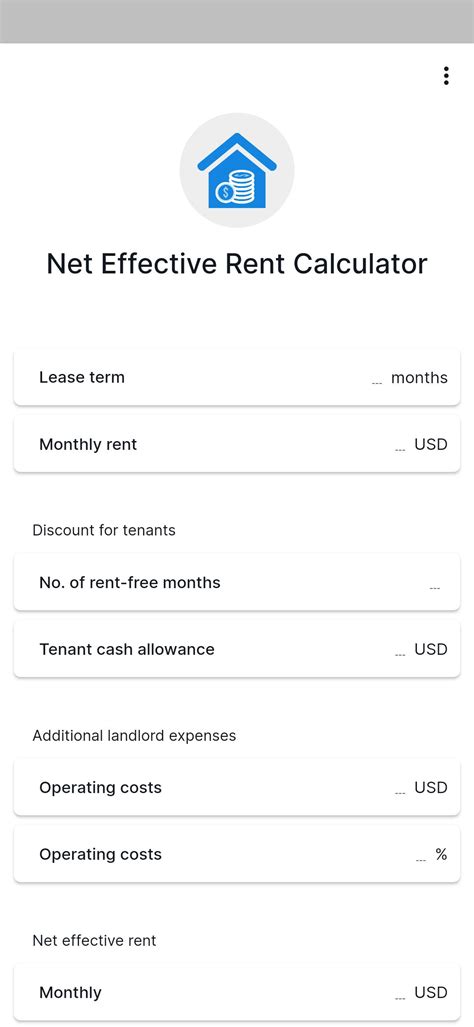 Net Effective Rent Calculator APK for Android Download