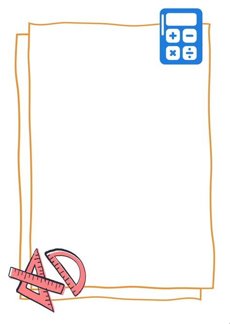 Image result for Colorful Math Borders