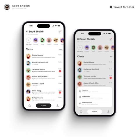 Chat Screen Design 的图像结果