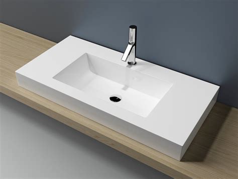 Modern Design Solid Surface Wall Hung Lavabo Wash Basin - Sanitary Ware ...