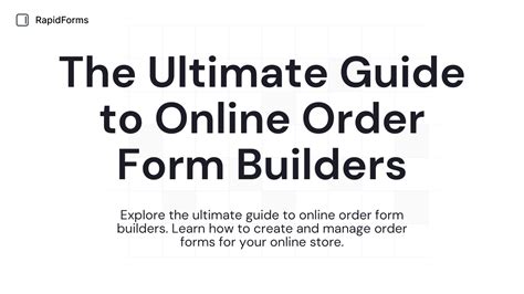 Image result for Creating Order Forms