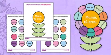 Día de las Madres - Flor (teacher made) - Twinkl