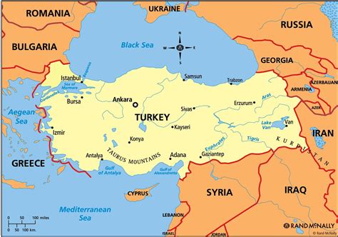 Map Of Turkey And Anatolia | Istanbul Tour Guide