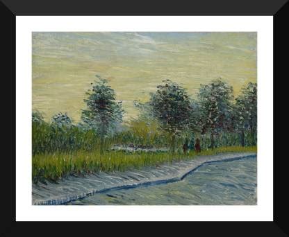 Square Saint Pierre At Sunset - Vincent Van Gogh - Small Poster Paper ...