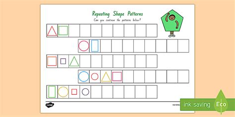 Image result for Repeated Pattern Worksheet