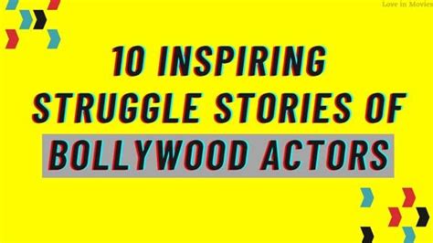 10 Inspiring Struggle Stories of Bollywood Actors