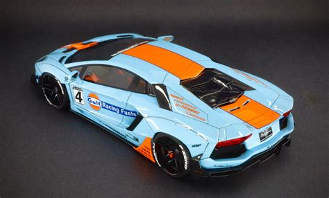 1/24 car model LB-Works Aventador 2.0 (Gulf) Full Detail Kit(HD03-0571)-HobbyDesign