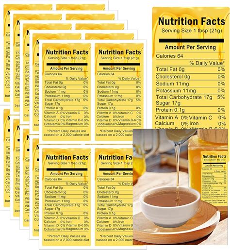 Nutrition Data Honey at Bambi Foust blog