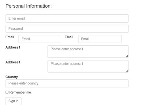 How We Make Bootstrap Form 的图像结果