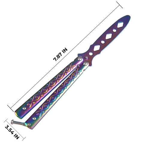 Practice Butterfly Knife - Unsharpened Blade Practice Balisong ...