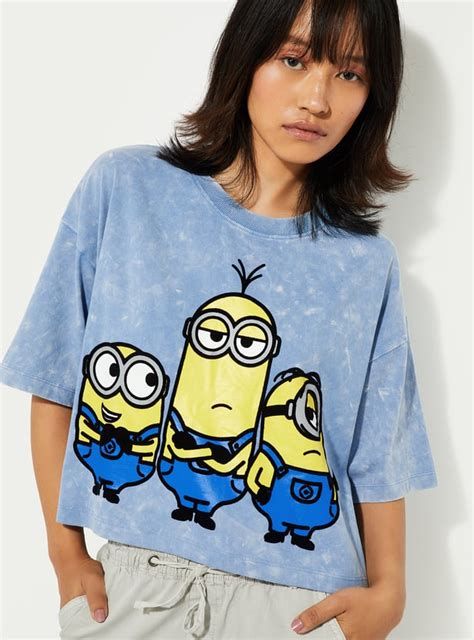 Buy URB_N Women Minion Printed T-shirt Online at just Rs. 499.0 ...