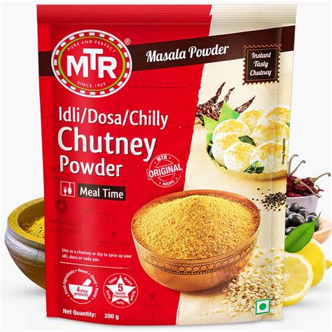 MTR Idli / Dosa / chilly Chutney Powder 200g : Amazon.in: Grocery ...