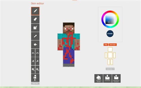 Minecraft Skin Editor 的图像结果
