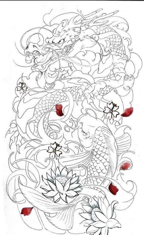 Koi fish to dragon. Will upload work done on myself soon | Dragon koi ...