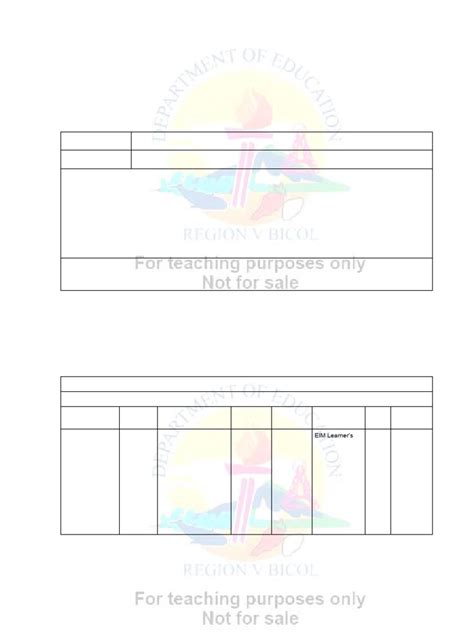 Image result for Answer Key of EIM 10 Module 1 First Quarter