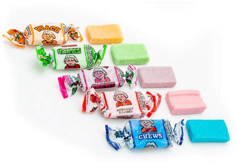 ALBERT’S CHEWS Fruit Candy 2 lb Bulk Taffy Bag, Old Fashioned Candy, 5 ...