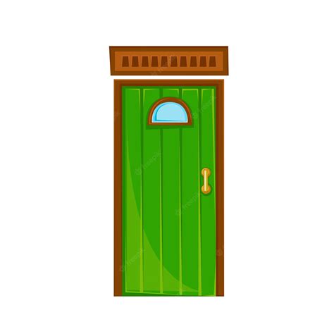 Green Door Clip Art