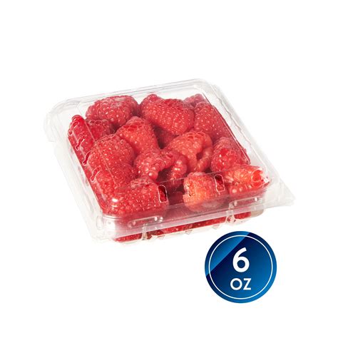 Fresh Raspberries, 6 oz. Container - Walmart.com