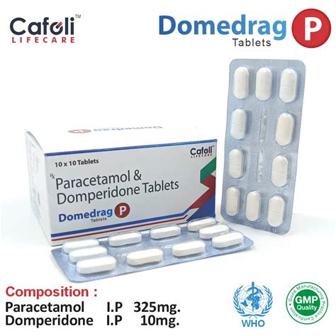 Domdrag P Tablet (Domperidone 10mg + Paracetamol 325mg)