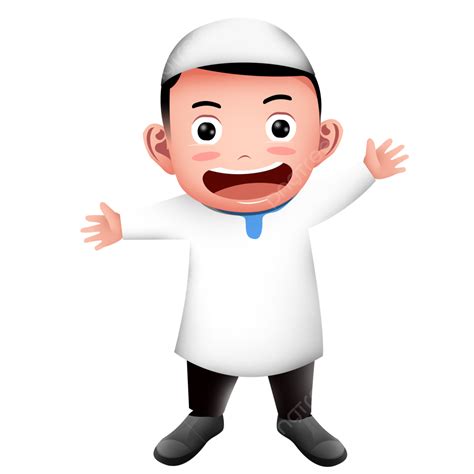 Kid Muslim Happy, Kid Moslem, Happy, Moslem PNG Transparent Clipart ...