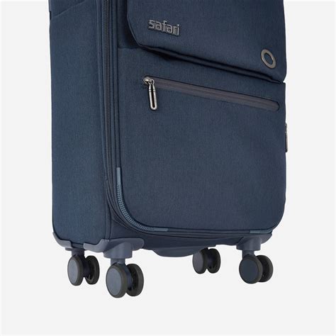 Buy Safari Bristol 55/67/76 cm Blue Trolley Bag Online