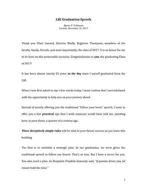 She's All That Graduation Speech at Bonnie Propst blog