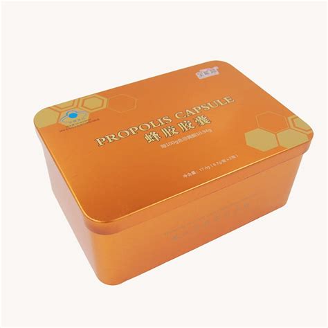 Custom Rectangular Food Metal Container for Food Packaging