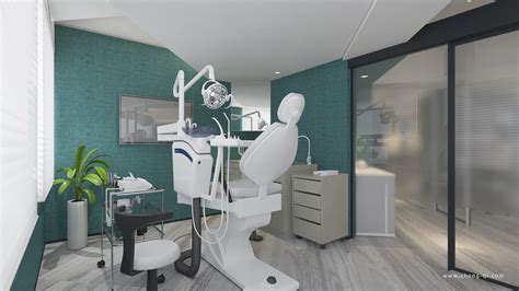 最新牙科诊所装修设计效果图 – 设计本装修效果图