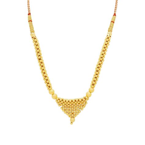 WHP Jewellers 22k (916) Yellow Gold Choker Necklace for Women : Amazon ...