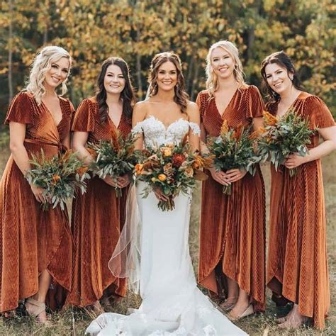 Copper Bridesmaid Dresses for a Fabulous Fall Wedding and Every Season