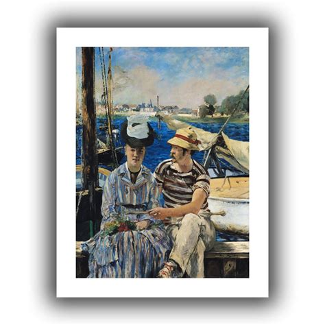 Art Wall manet-001-18x14 Edouard Manet 'Argenteuil' Unwrapped Canvas ...
