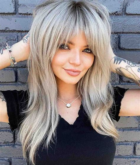 Straight Hairstyles Medium, Wavy Haircuts, Long Hairstyles With Bangs ...