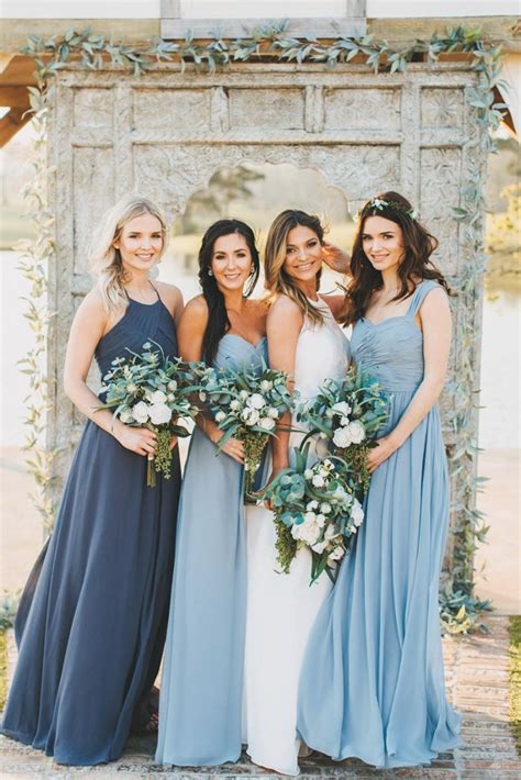 Beach Wedding Bridesmaid Dresses Blue