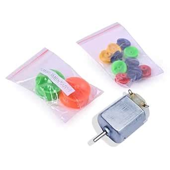 UNO Compatible DC Motor Kit with Large and Small Pulleys for STEM DIY ...
